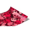 thumbnail image 1 of Rwraps Skull and Bones Pink Calvaria Gloss Vinyl Film Wrap 59in x 21ft Vinyl Vehicle Car Film Sheet, 1 of 9