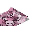 thumbnail image 1 of Rwraps Skull and Bones Plum Calvaria Gloss Vinyl Film Wrap 59in x 24ft Vinyl Vehicle Car Film Sheet, 1 of 9