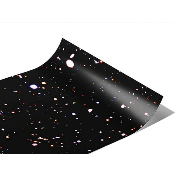 Rwraps Space Starfield Night Matte Vinyl Film Wrap 59in x 6in Vinyl Vehicle Car Film Sheet Roll