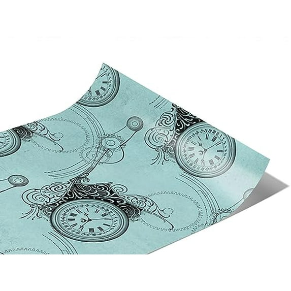Rwraps Steampunk Hourly Measurements Matte Vinyl Film Wrap 59in x 23ft Vinyl Vehicle Car Film Sheet