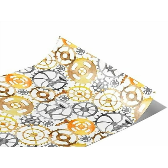 Rwraps Steampunk Simple Tools Matte Vinyl Film Wrap 59in x 29ft Vinyl Vehicle Car Film Sheet Roll