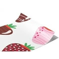 thumbnail image 1 of Rwraps Strawberry Chocolate Covered Gloss Vinyl Film Wrap 59in x 25ft Vinyl Vehicle Car Film Sheet, 1 of 9