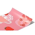 thumbnail image 1 of Rwraps Strawberry Sweetest Desserts Gloss Vinyl Film Wrap 59in x 20ft Vinyl Vehicle Car Film Sheet, 1 of 9