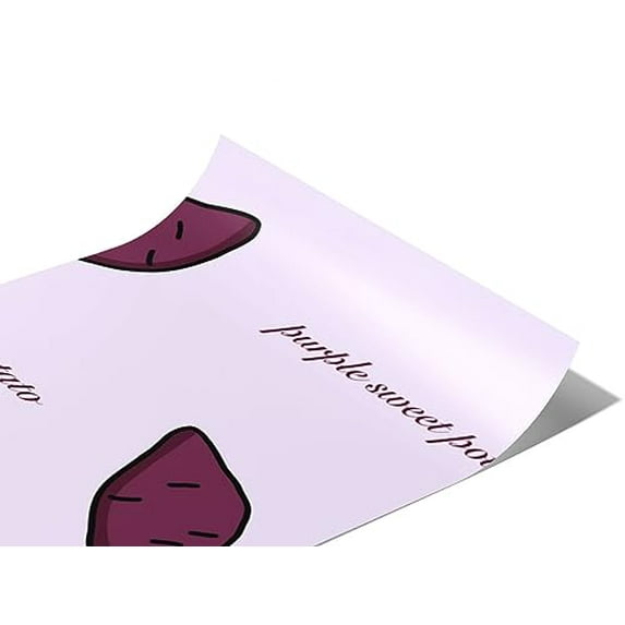 Rwraps Sweet Potato Vegetable Beautiful Evangeline Matte Vinyl Film Wrap 59in x 18ft Vinyl Vehicle