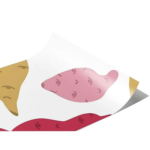 Rwraps Sweet Potato Vegetable Nancy Hall Matte Vinyl Film Wrap 59in x 12ft Vinyl Vehicle Car Film