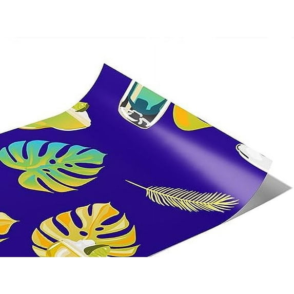 Rwraps Tequila Margarita Madness Gloss Vinyl Film Wrap 59in x 28ft Vinyl Vehicle Car Film Sheet Roll