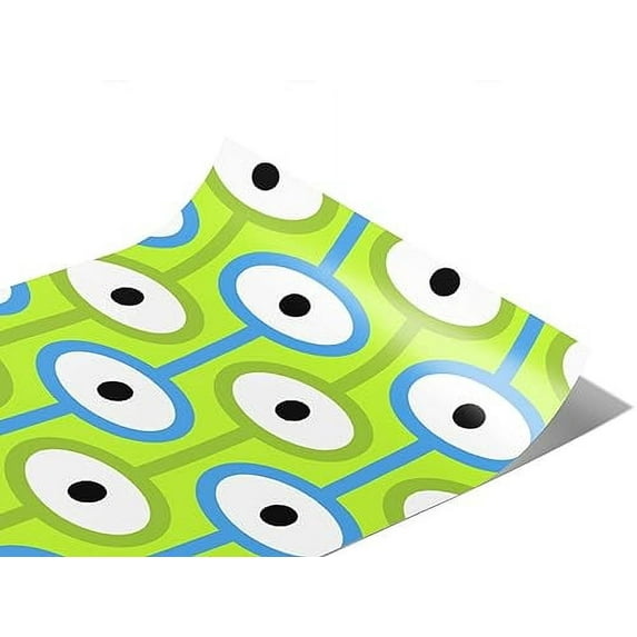 Rwraps Toy Room Alien Eyes Matte Vinyl Film Wrap 59in x 19ft Vinyl Vehicle Car Film Sheet Roll