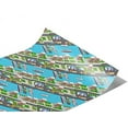 thumbnail image 1 of Rwraps Urban Cityscape Ocean City Gloss Vinyl Film Wrap 59in x 2ft Vinyl Vehicle Car Film Sheet Roll, 1 of 9