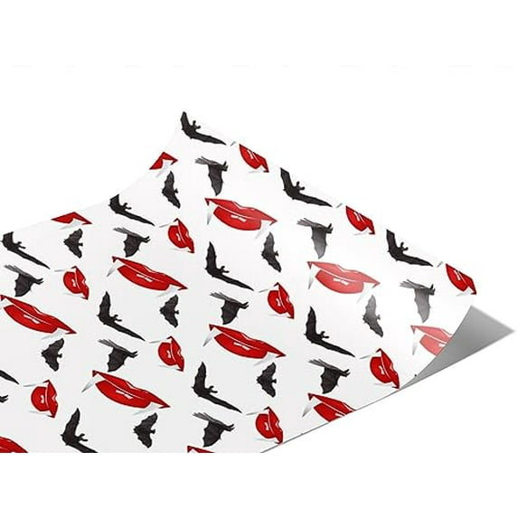 Rwraps Vampire Sharp Smile Matte Vinyl Film Wrap 59in x 11ft Vinyl Vehicle Car Film Sheet Roll