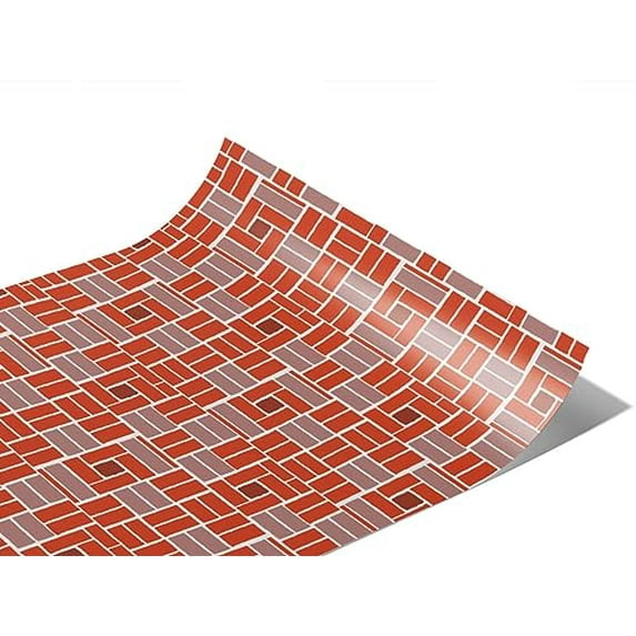 Rwraps Windmill Brick Tawny Red Matte Vinyl Film Wrap 59in x 9ft Vinyl Vehicle Car Film Sheet Roll