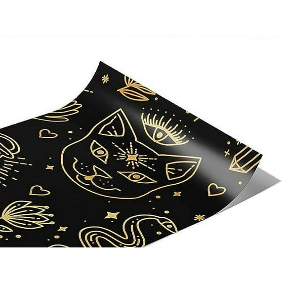 Rwraps Witch Ceremonial Images Gloss Vinyl Film Wrap 59in x 26ft Vinyl Vehicle Car Film Sheet Roll