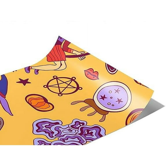 Rwraps Witch Teenage Spellcaster Gloss Vinyl Film Wrap 59in x 22ft Vinyl Vehicle Car Film Sheet Roll
