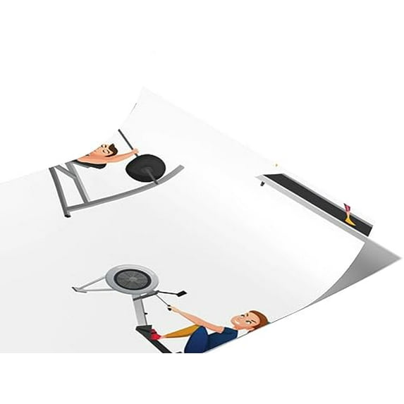 Rwraps Workout Gym Rats Gloss Vinyl Film Wrap 59in x 16ft Vinyl Vehicle Car Film Sheet Roll