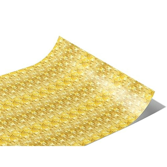 Rwraps Yellow Camouflage Gold Foil Matte Vinyl Film Wrap 59in x 22ft Vinyl Vehicle Car Film Sheet