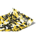 thumbnail image 1 of Rwraps Yellow Camouflage Goldenrod Flecktarn Gloss Vinyl Film Wrap 59in x 5ft Vinyl Vehicle Car Film, 1 of 9