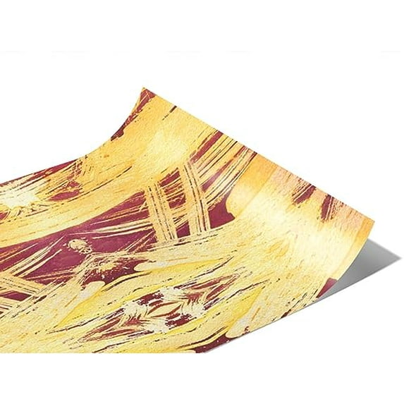 Rwraps Yellow Watercolor Happy Handshakes Gloss Vinyl Film Wrap 59in x 28ft Vinyl Vehicle Car Film
