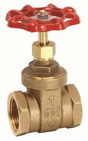 Threaded Brass Gate Valve 1/2" F X F - 302410
