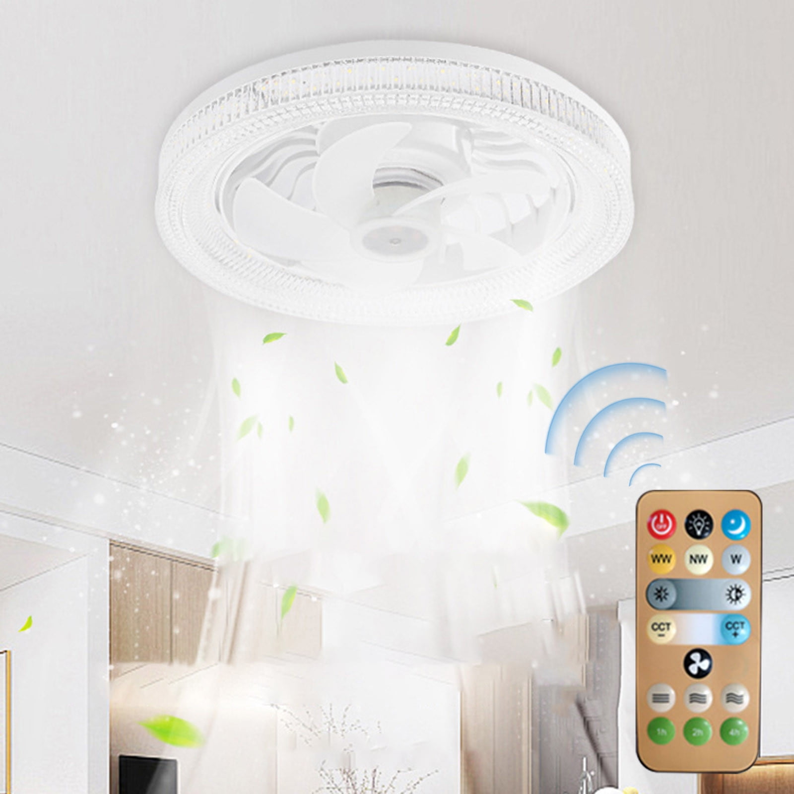 rwvbm-20-modern-ceiling-fans-with-lights-remote-low-profile-fan