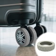 thumbnail image 1 of Rwvbm 8Pcs Silicone Luggage Wheel Covers, Noise Reducing Suitcase Wheel Protectors for 2-2.7in Wheels, Anti-Scratch Tire Sleeves Travel Accessories, 1 of 6
