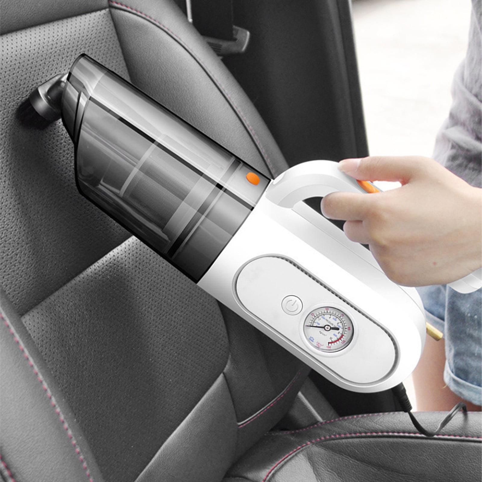 Rwvbm Car Vacuum Handheld Cleaner,Tire Inflator For Car,12V Compressor ...