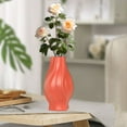 thumbnail image 1 of Imitation Ceramic Vase Plastic Dried Flower Arrangement Home Decor Orange Blue Modern Living Room Dining Table Centerpiece 24x9.2cm Waterproof Lightweight, 1 of 6