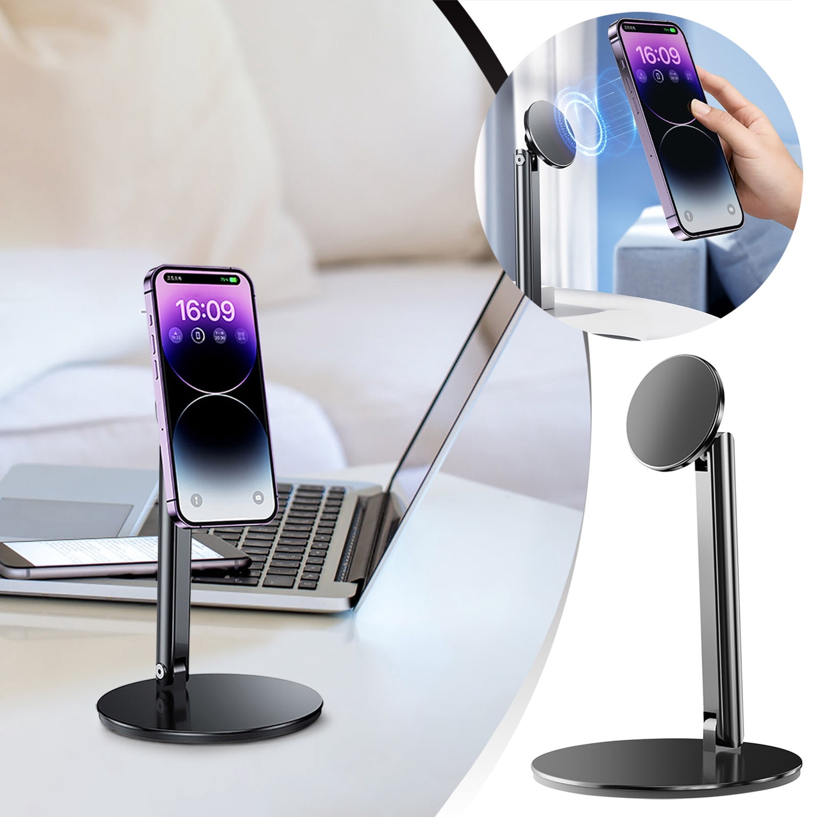 Phone Stand For Computer Rwvbm Metal Desktop Phone & Tablet Stand with Mount for All Devices ...