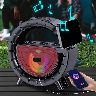 Rwvbm Speaker,Wireless Bluetooth Speaker Portable Flashlight Solar Card Outdoor Sports Audio System