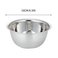 thumbnail image 1 of Stainless Steel Mixing Bowl Set-1 Large Thickened Multi-Functional Basin for Cooking,Baking & Food Prep Heavy Duty Rustproof Wide Flat Rim for Pouring Ideal for Camping,Picnics & BBQs, 1 of 2
