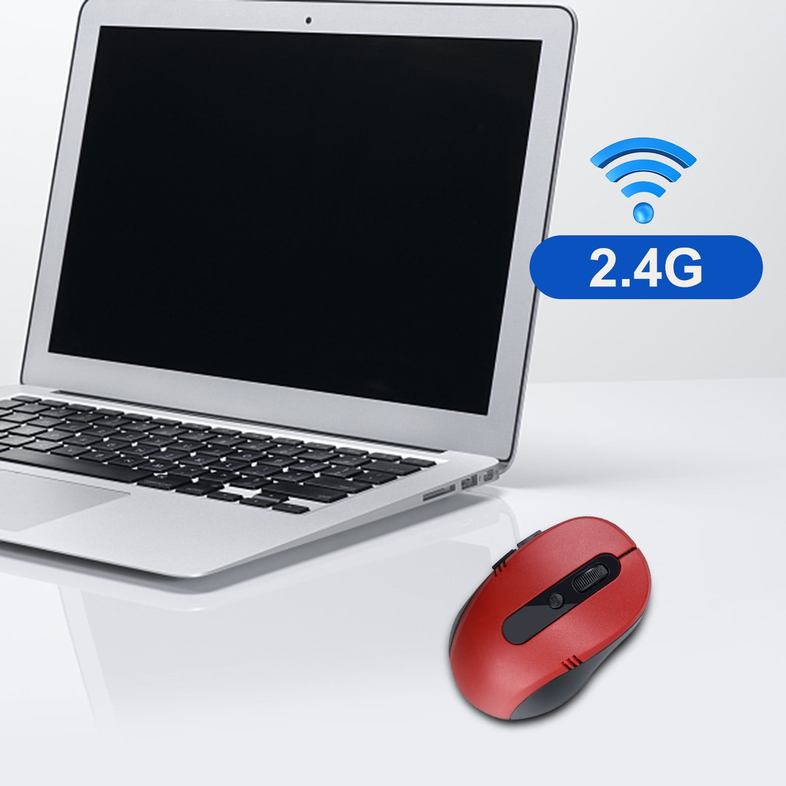 Rwvbm USB Mouse,Wireless Blue-tooth Mouse Office Gaming Mouse 3 Button ...