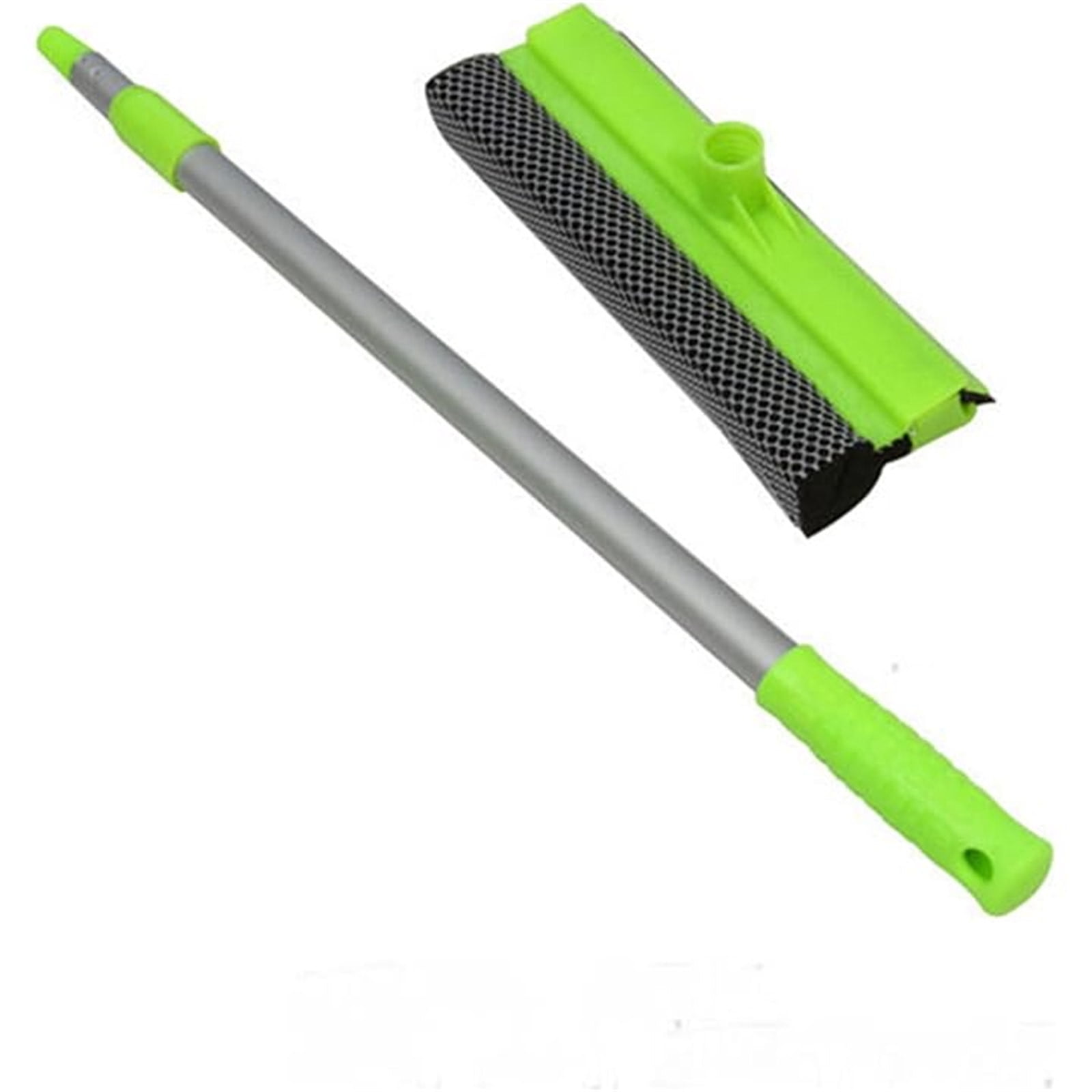 15.9 Inch Window Squeegee With Sponge – 2-in-1 Glass Cleaner For Car, Shower, Home