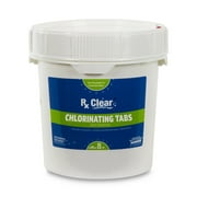 Rx Clear 1" Stabilized Chlorine Tablets for Use in Swimming Pools and Spas, 8 lb Bucket
