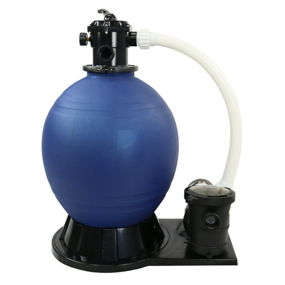 Rx Clear 22" Sand Filter for Above Ground Pools with 1 HP Pump