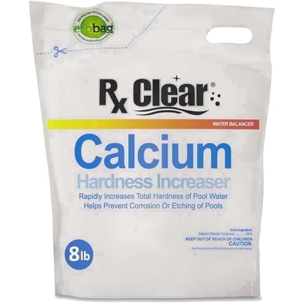 Rx Clear Calcium Hardness Increaser for Swimming Pools, 8 lbs