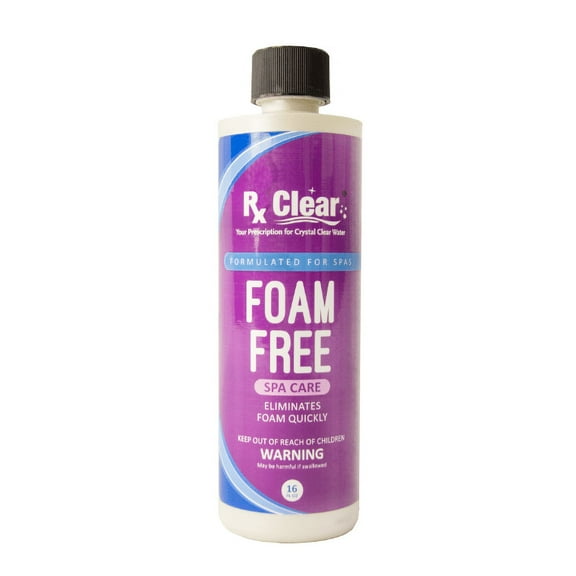 Rx Clear Foam Free for Spas, 16 fl oz.