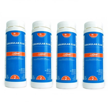 Rx Clear Granular Floc Clarifier for Swimming Pools and Spas, 8 lbs