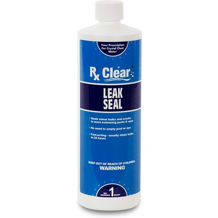 Rx Clear Leak Seal Liquid Swimming Pool and Spa Repair - 1 Qt