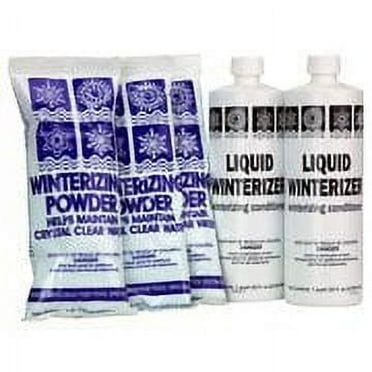 Rx Clear Non-Chlorine Winter Closing Kit for Swimming Pools, Winterizing Powder and Liquid, up to 30,000 Gallons