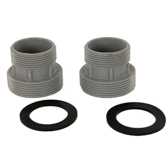 Rx Clear Replacement Intex Filter Hose Connector, Adjustable Flow (2 Pack)