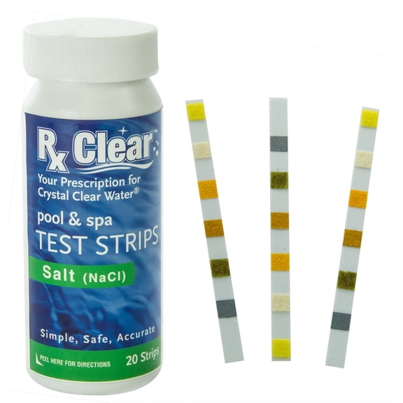 Rx Clear Salt Test Strips - 20 CT