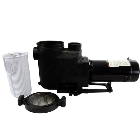 Rx Clear Silent-Flow 1-1/2 HP In-Ground Swimming Pool Pump with 2" Ports