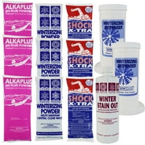 Rx Clear Winter Chlorine Closing Kit for Swimming Pools up to 45,000 Gallons