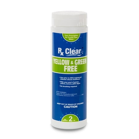 Rx Clear Yellow & Green Free for Swimming Pool 2 lb
