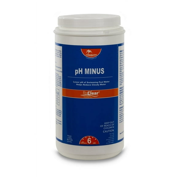 Rx Clear pH Minus Water Balancer for Swimming Pools, Granular Sodium Bisulfate, 6 lbs