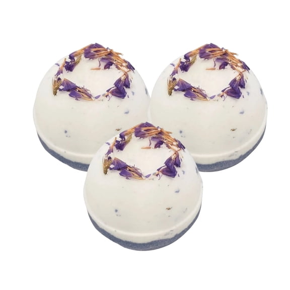 In Bloom Bath Bomb (3-Pack)  Floral Fizz with Lilies & Roses, Softens Skin, High Fragrance, Vegan, Cruelty-Free & Surprise Inside