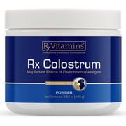 Rx Vitamins Colostrum for Dogs & Cats - Whole Bovine Colostrum for Cats Powder - Cat & Dog Supplement Ideal Dog Immune Support, Promotes Feline Digestive Health & Dog Allergy Support - 3.52 oz 100g
