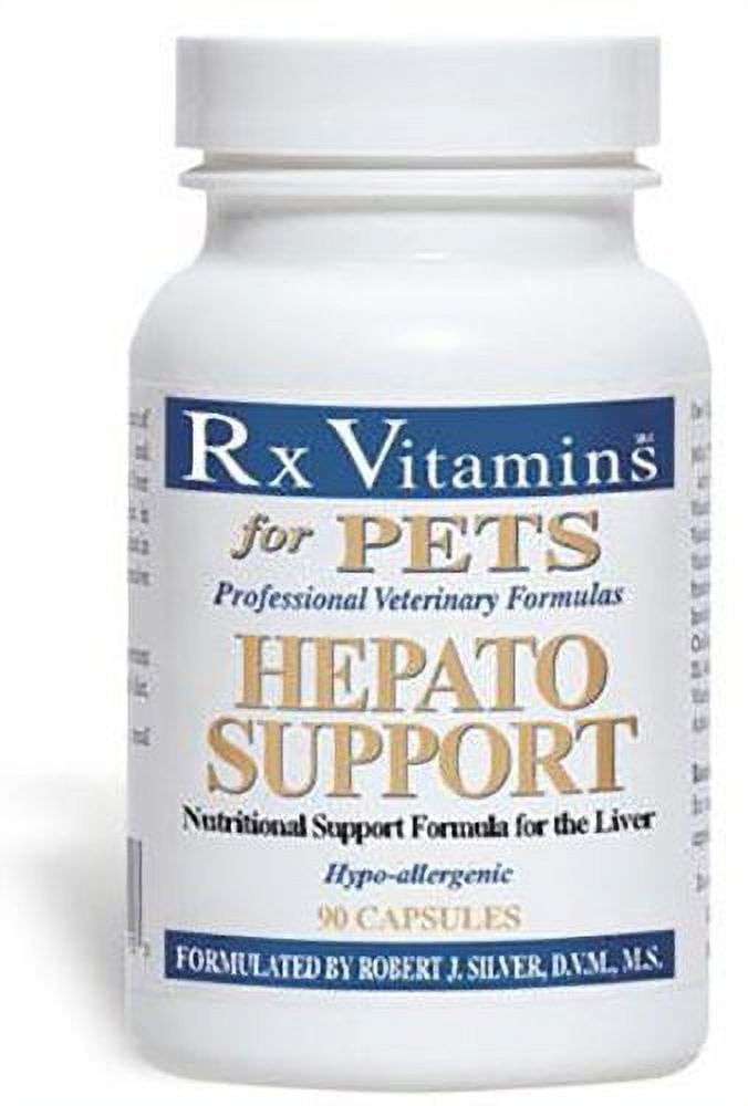 Rx Vitamins Hepato Support for Dogs Cats Milk Thistle Supplement for
