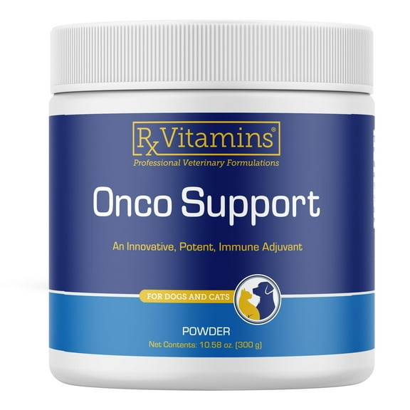 Rx Vitamins Onco Support - Dog & Cat Immune Support Supplement with Milk Thistle for Cats, Spirulina, Kelp Powder for Dogs, and More - Also Aids in Gut Health and Digestive Support - 300g