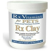 Rx Vitamins for Pets Rx Clay for Dogs & Cats - Helps Bowel Function & Normal Stools - Digestive Health - Powder 100g