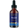 thumbnail image 1 of Rx Vitamins Rx D3 - Cat & Dog Vitamins Liquid D3 Drops in MCT Oil - Vitamin D for Dogs & Cats to Manage Deficiency - Aids in Dog Immune Support and Calcium Absorption - Pet Vitamin D3 - 2oz, 1 of 8
