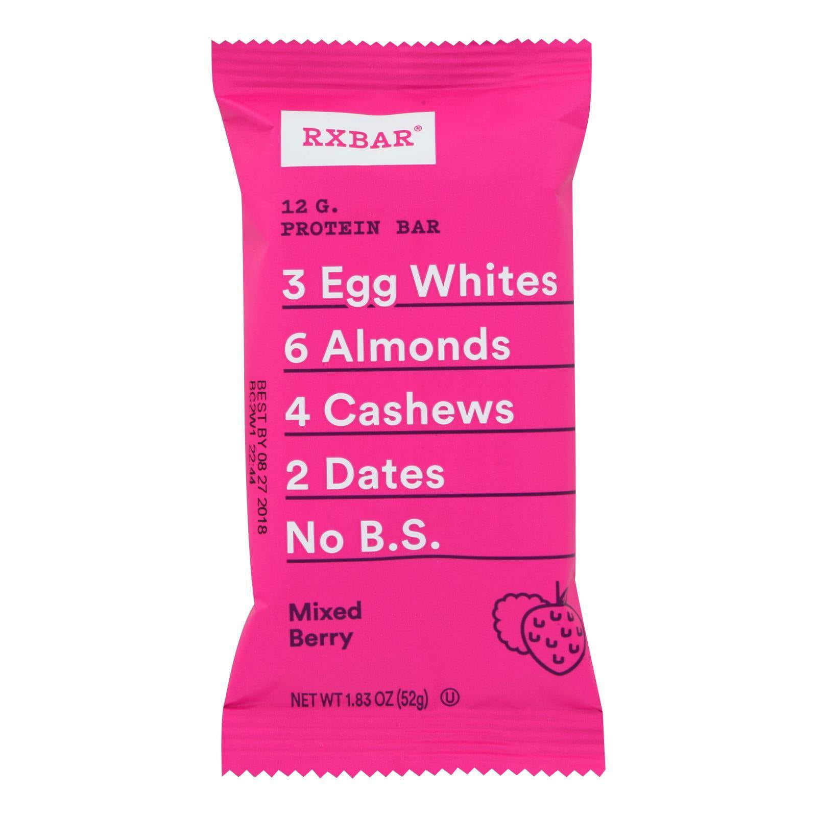 RxBar Protein Bar Mixed Berry Case of 12 1.83 oz.